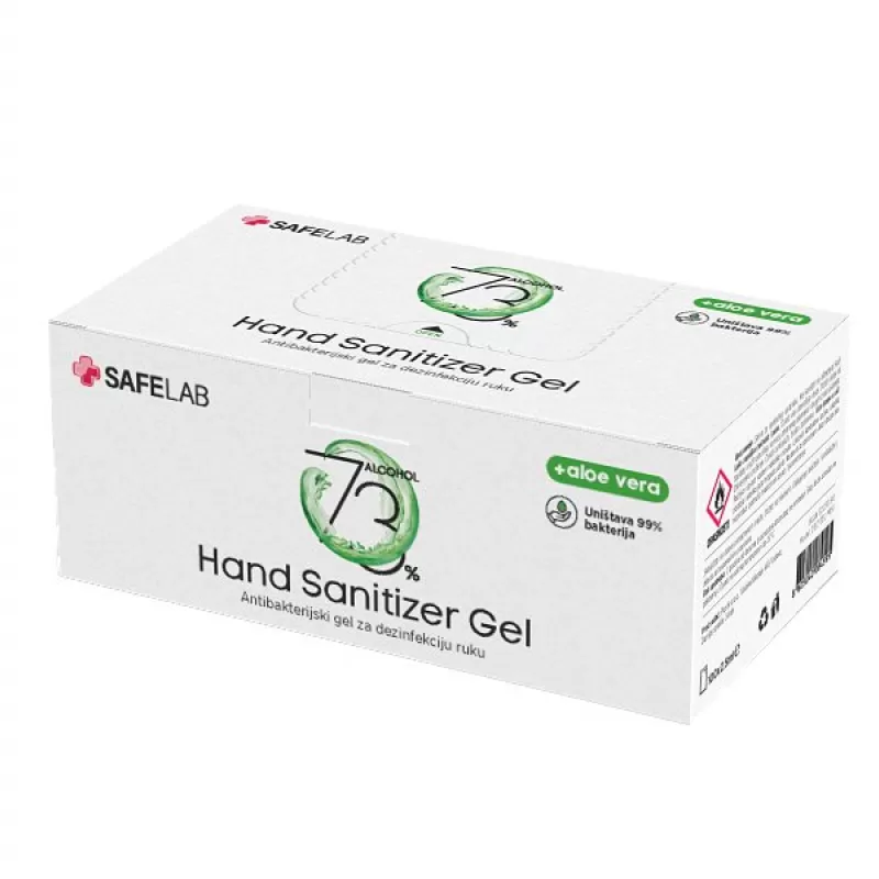DEZ GEL MINI, antibakterijski gel za dezinfekciju ruku, 2.5 ml, beli