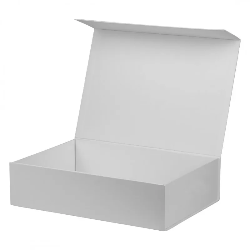 PRESENT, samosklopiva poklon kutija sa mehanizmom, bela