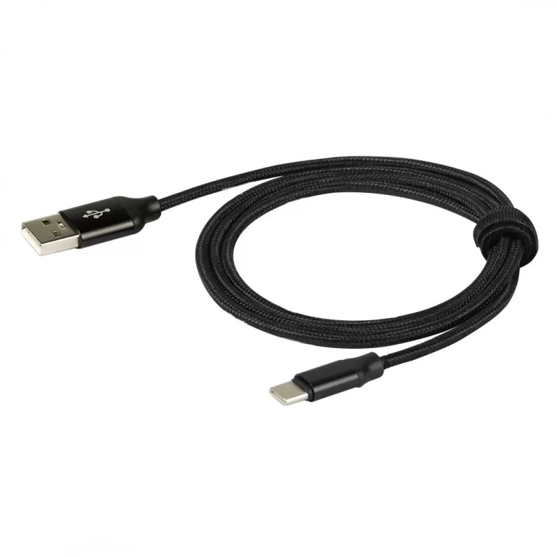ALFA USB C, usb type-c kabl dimenzija: 1 m, crni