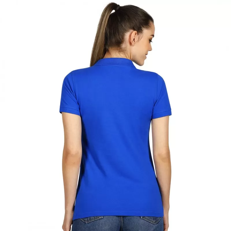 TOP GUN LADY, ženska pamučna polo majica, rojal plava