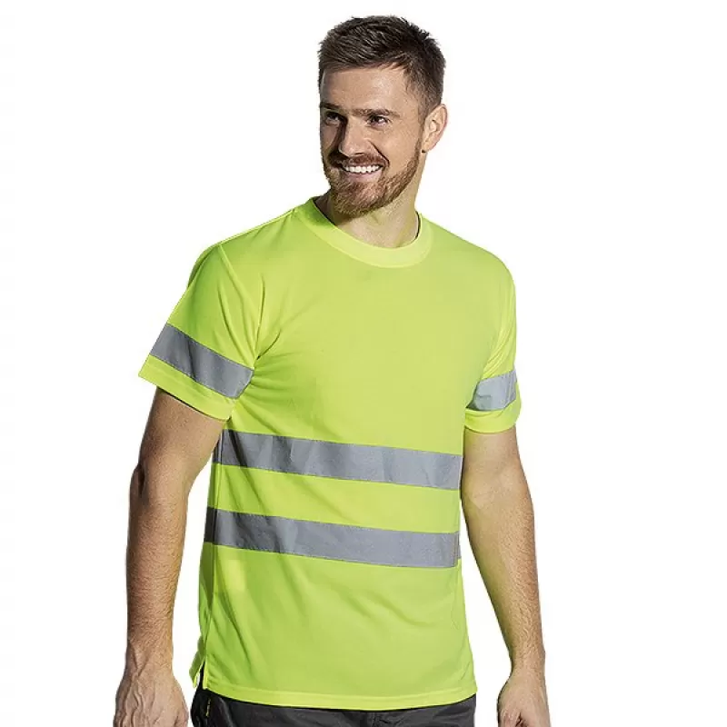 VISION, sigurnosna majica neon žuta