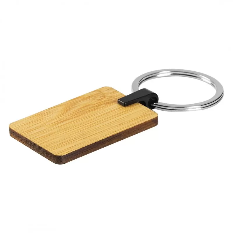 BAMBOLEO R, drveni privezak za ključeve, bež