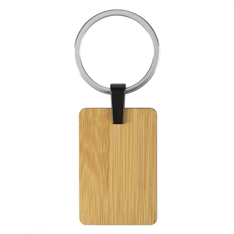 BAMBOLEO R, drveni privezak za ključeve, bež