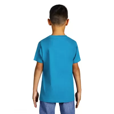 MASTER KID, dečja pamučna majica, 150 g/m2, tirkizno plava