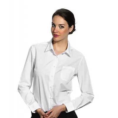 BUSINESS LSL WOMEN, ženska košulja dugih rukava, bela