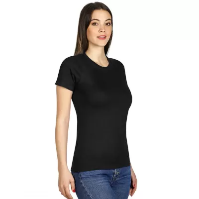 MASTER LADY 180, ženska pamučna majica, 180 g/m2, crna