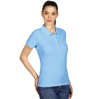 SUNNY, ženska pamučna polo majica, 180 g/m2, svetlo plava
