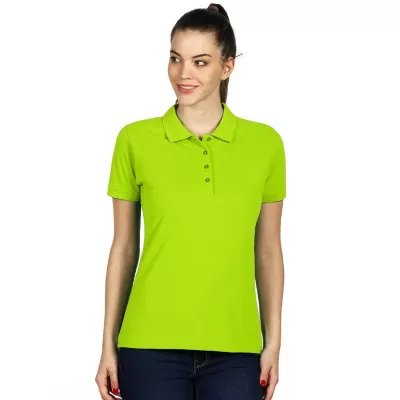 SUNNY, ženska pamučna polo majica, 180 g/m2, svetlo zelena