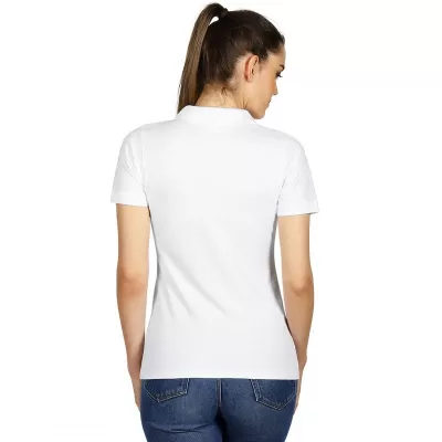 SUNNY, ženska pamučna polo majica, 180 g/m2, bela