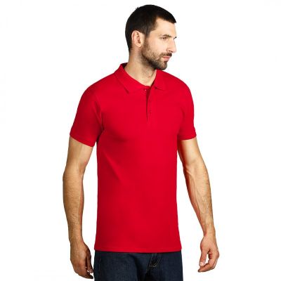 AZZURRO II, pamučna polo majica, 180 g/m2, crvena