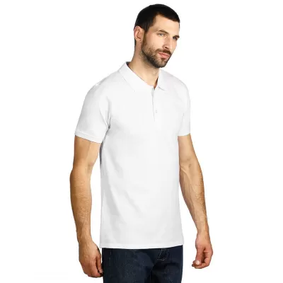 AZZURRO II, pamučna polo majica, 180 g/m2, bela