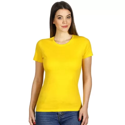 MASTER LADY, ženska pamučna majica, 150g/m2, žuta