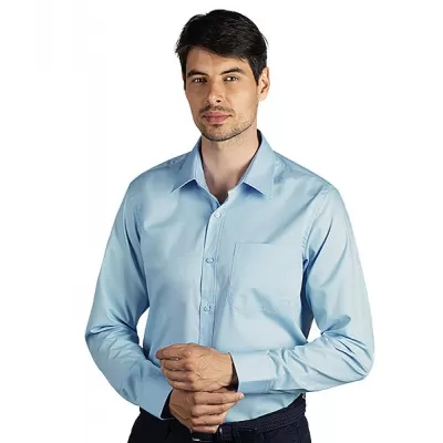 COMFORT LSL MEN, muška košulja dugih rukava, svetlo plava