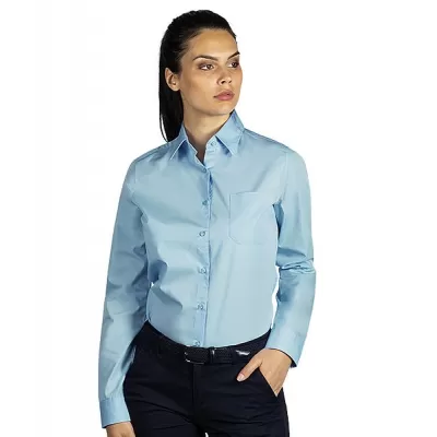 COMFORT LSL WOMEN, ženska košulja dugih rukava, svetlo plava