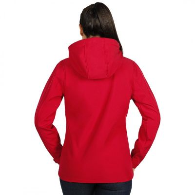 PROTECT WOMEN, ženska softshell jakna sa skidajućom kapuljačom crvena