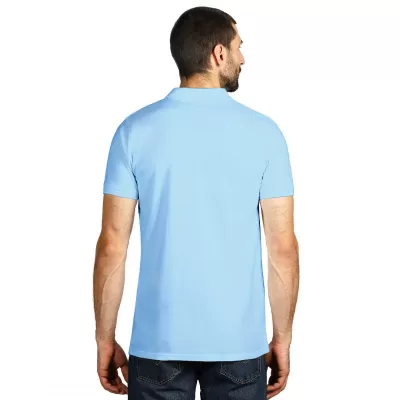 AZZURRO II, pamučna polo majica, 180 g/m2, svetlo plava