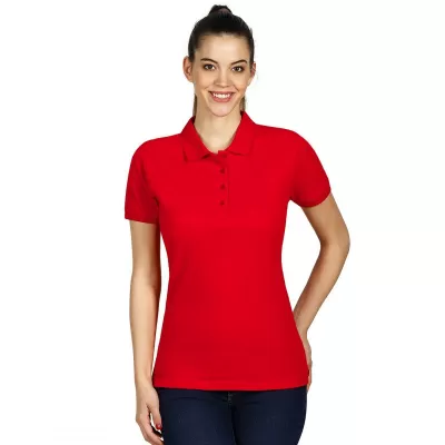 SUNNY, ženska pamučna polo majica, 180 g/m2, crvena