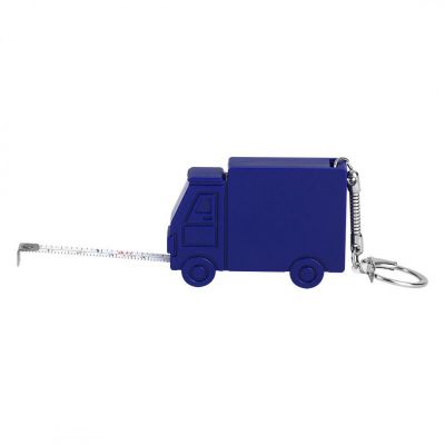 HUGO, plastični privezak za ključeve sa metrom, 1 m, plavi