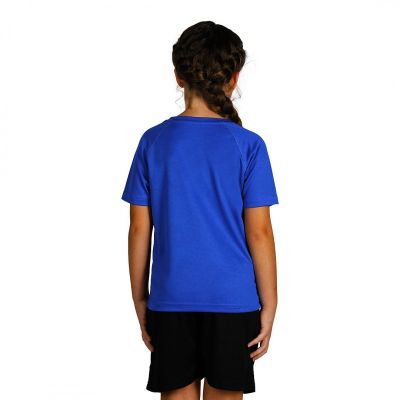 RECORD KIDS, dečja sportska majica sa raglan rukavima, 130 g/m2, rojal plava