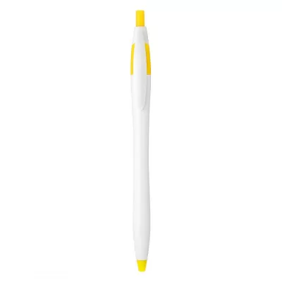 521, plastična hemijska olovka, žuta