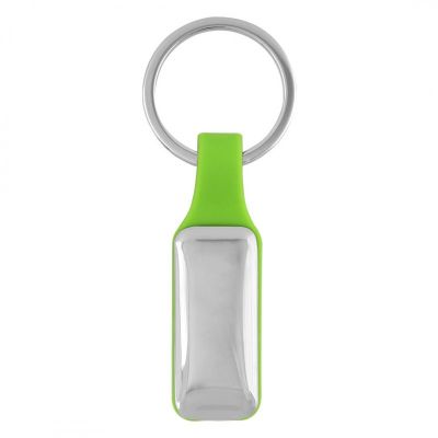 CORSO R, metalni privezak za ključeve, svetlo zeleni