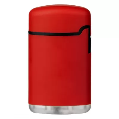 NOBI SOFT, plastični elektronski upaljač sa turbo plamenom, crveni