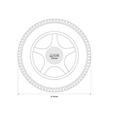 WHEEL, set ručnih alata, srebrni