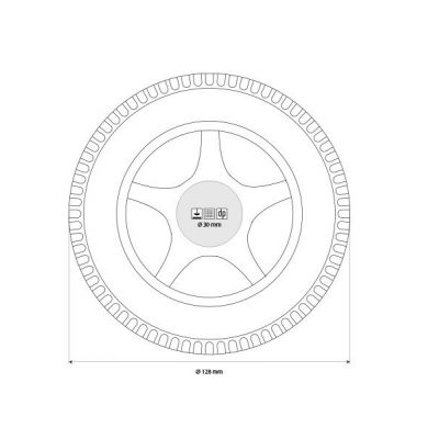 WHEEL, set ručnih alata, srebrni