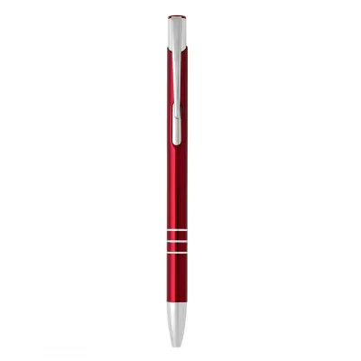 OGGI SLIM, metalna hemijska olovka, crvena