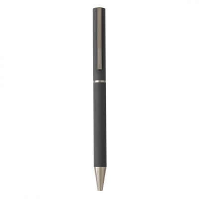 VEGA, metalna hemijska olovka sa papirnom navlakom, tamno siva