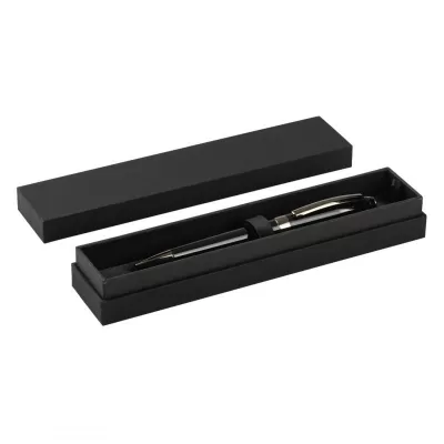BERTA, metalna hemijska olovka u poklon kutiji, crna