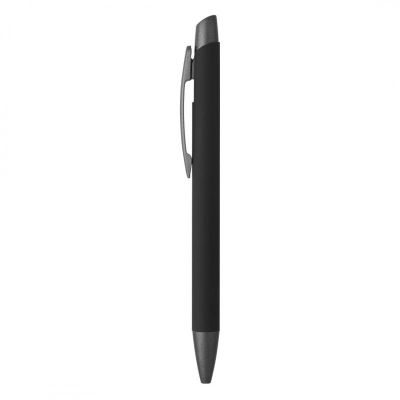 ORION SOFT, metalna hemijska olovka u metalnoj poklon tubi, crna