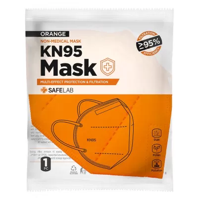 KN95, maska, narandžasta