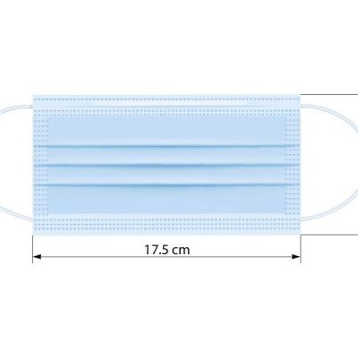 DFM 50, maska za jednokratnu upotrebu, svetlo plava