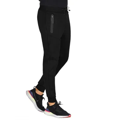 COOPER TRACK, muški donji deo trenerke, 280 g/m2, crni