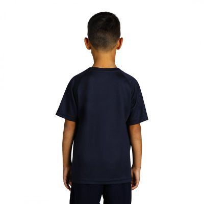 RECORD KIDS, dečja sportska majica sa raglan rukavima, 130 g/m2, plava