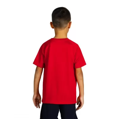 RECORD KIDS, dečja sportska majica sa raglan rukavima, 130 g/m2, crvena