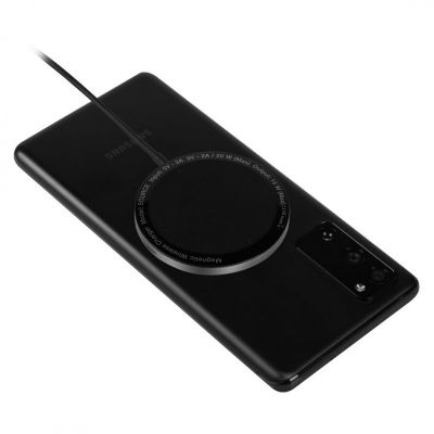 SOURCE, držač i bežični punjač mobilnih telefona sa magnetom crni