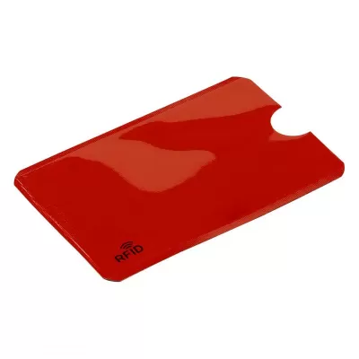 COVER, držač za kartice sa rfid zaštitom, crveni