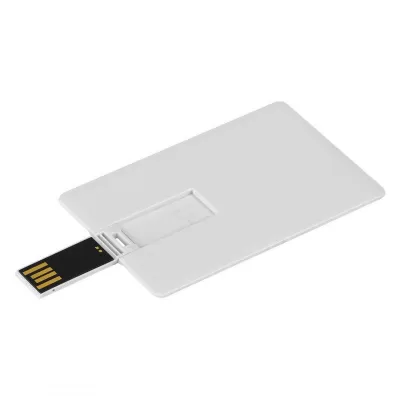 CREDIT CARD, usb flash memorija, beli, 32GB