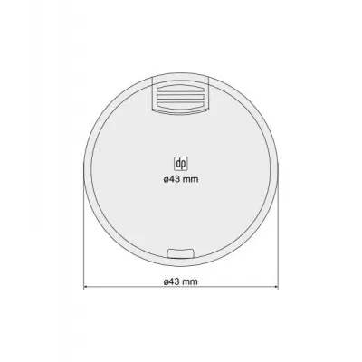 COIN CARD, usb flash memorija, beli, 8GB