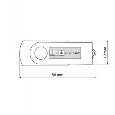 SMART BLACK 3.0, usb flash memorija, crni, 64GB