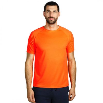 RECORD, sportska majica sa raglan rukavima, 130 g/m2, neon narandžasta