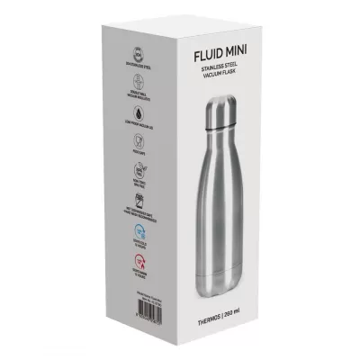 FLUID MINI, termos, 260 ml, srebrni