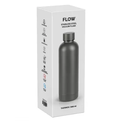 FLOW, termos, 500 ml, sivi