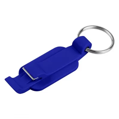 CLIPER, plastični privezak za ključeve sa funkcijom otvarača, plavi