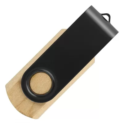 SMART WOOD, usb flash memorija, crna, 16GB