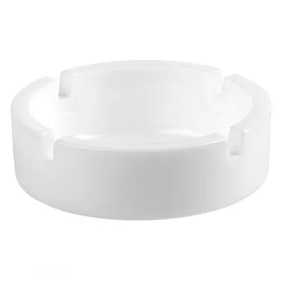 OPAL PROMO, staklena pepeljara, bela
