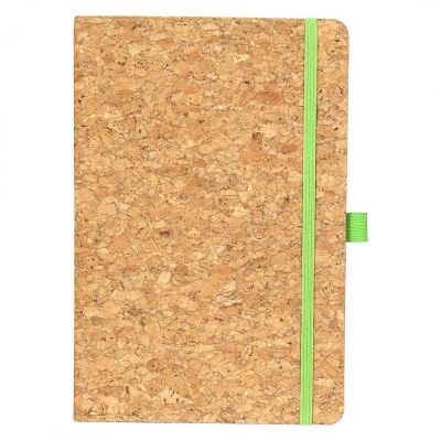 CORK A5, notes a5, svetlo zeleni