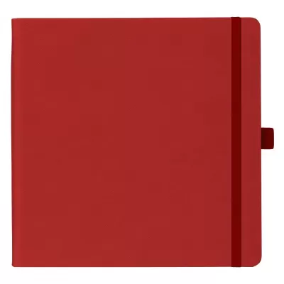 KUNST, notes 17.4 x 17.4 cm, crveni